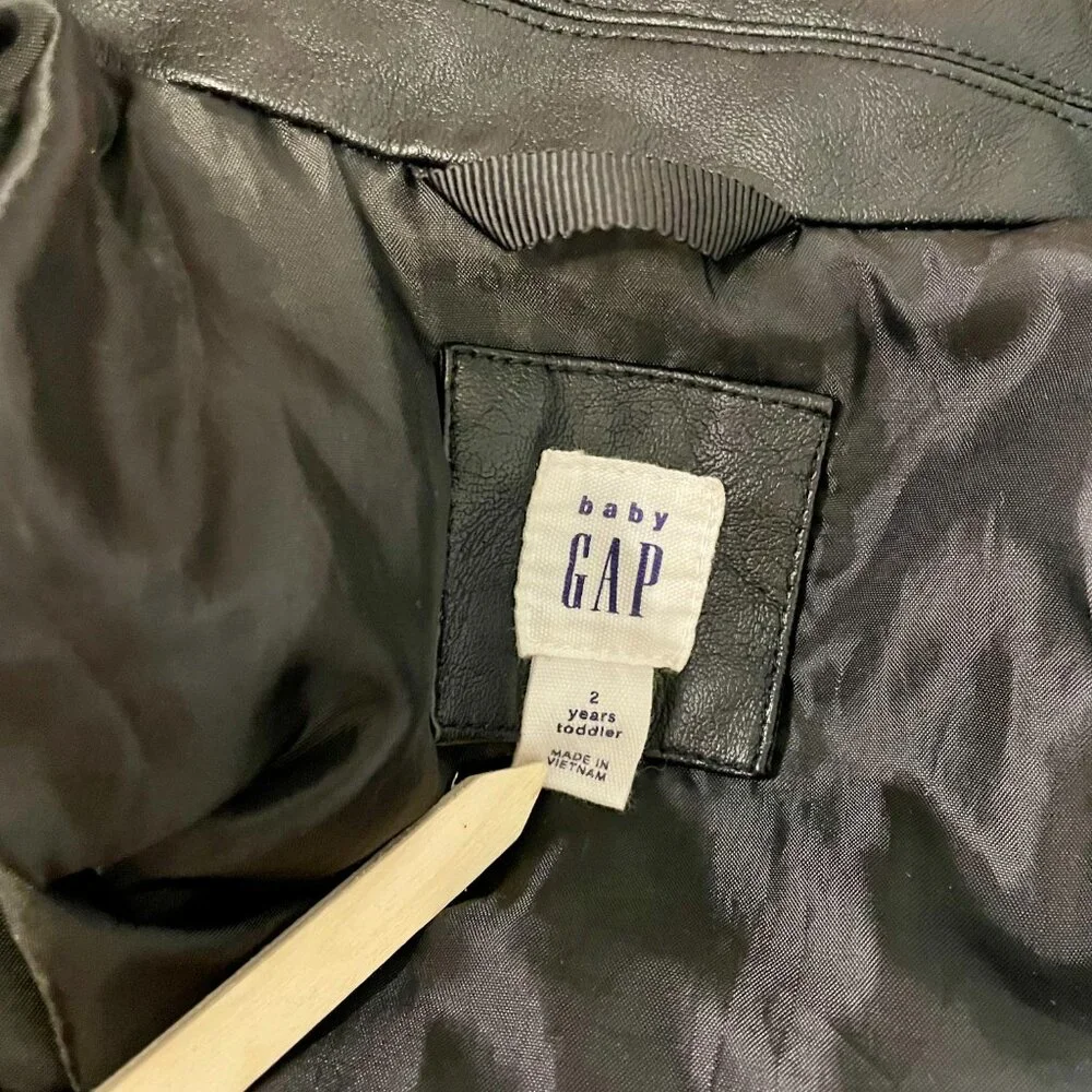 Baby Gap Faux Leather Moto Jacket